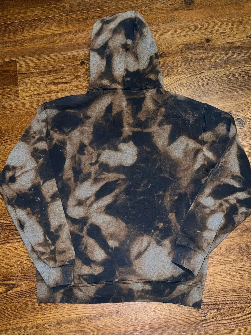 Gucci Mickey Mouse Black Streetwear Graphic Acid Wash Upcycled Hoodie  Size S